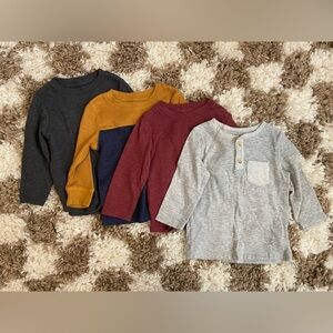 Cat&Jack 4pc Toddler Boy Shirt Bundle 18m